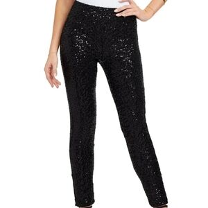 Tipsy Elves Black Sequin Leggings